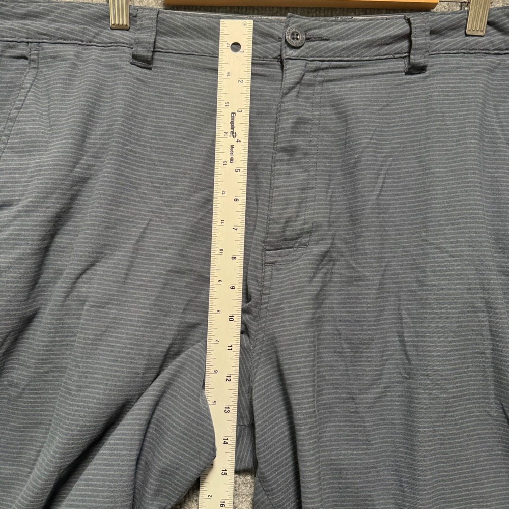 ONeill Hybrid Shorts Size 40 Mens Blue Striped Performance Walk Shorts Surf - Picture 8 of 11